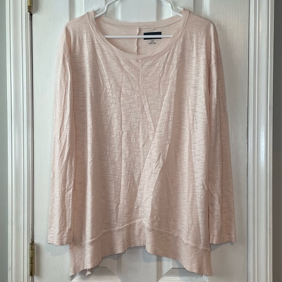 Saks Fifth Avenue Long Sleeve T-Shirt Modal Cotton Medium - Picture 4 of 16